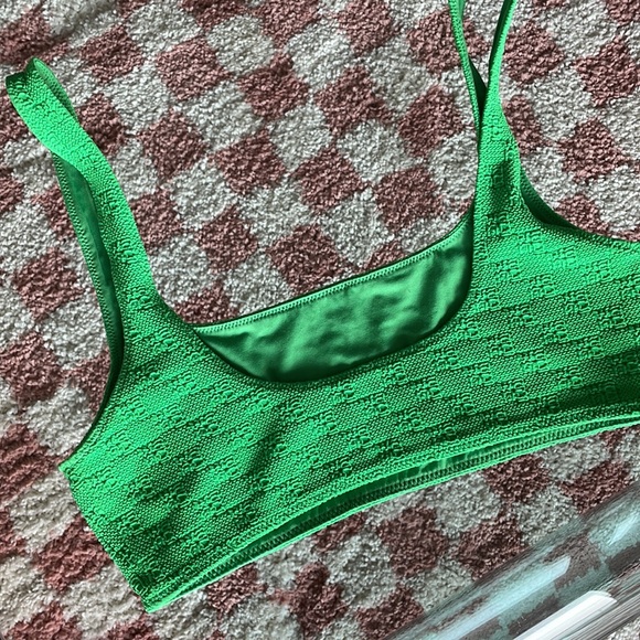 alexander wang green top size Large - Picture 4 of 5